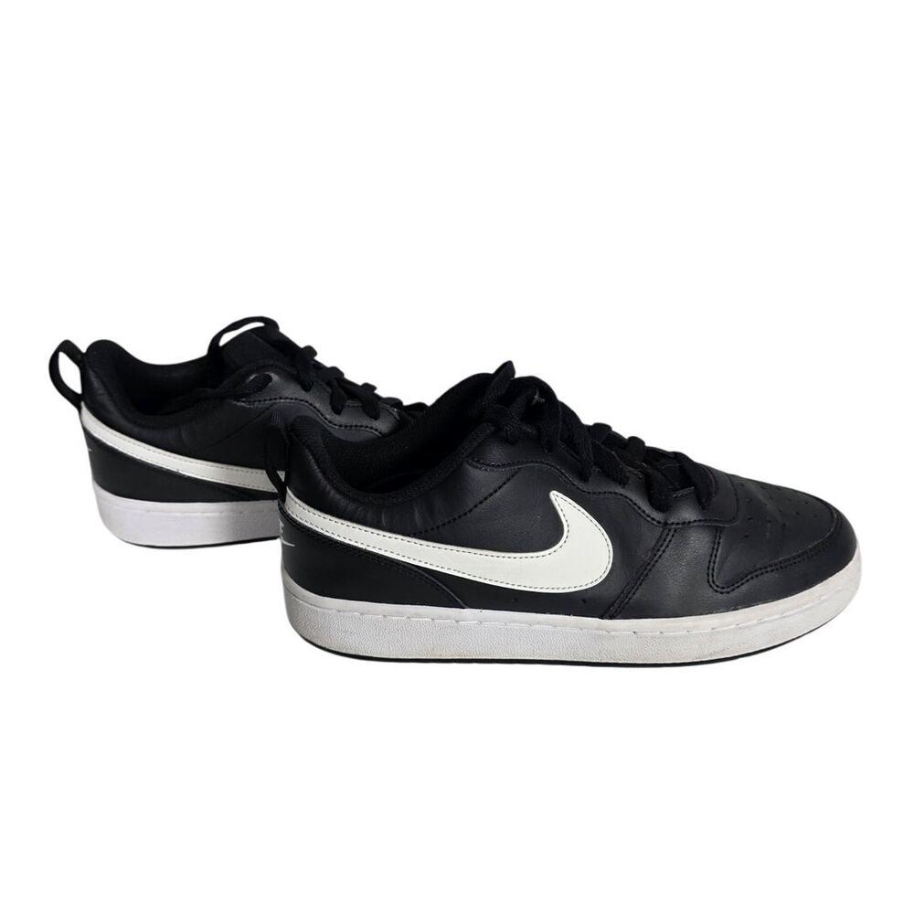 Nike Court Low Womens 8 Black White Sneakers Casual Athletic Shoes Youth 6.5